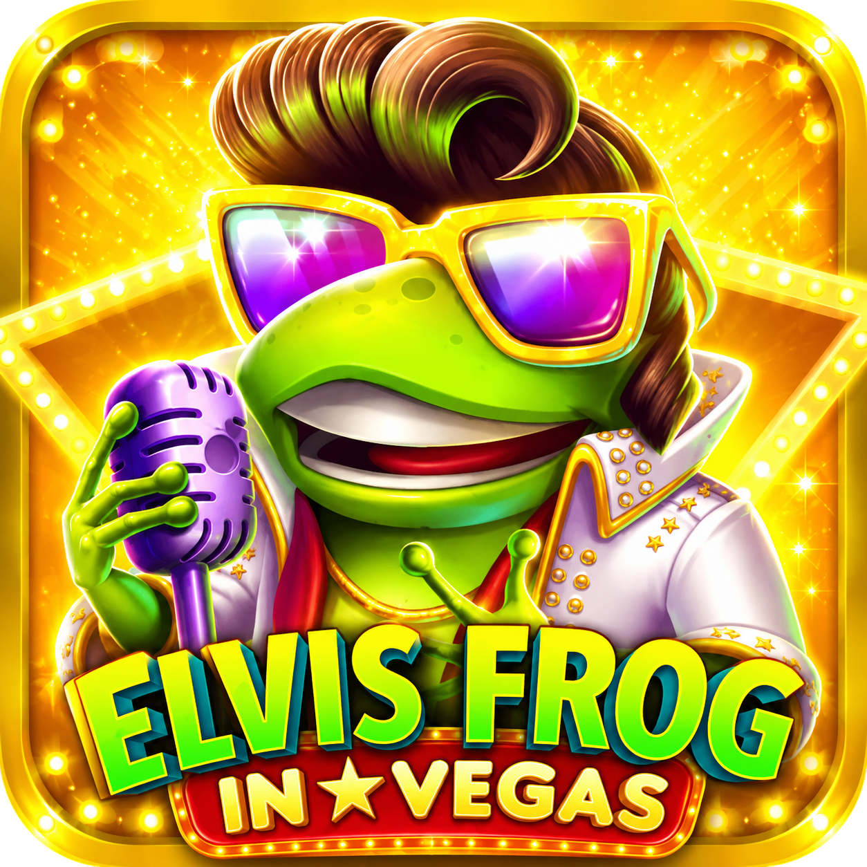 Elvis Frog in Vegas